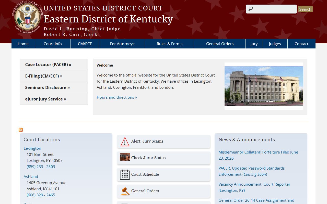 Floyd County Court federal Eastern District source