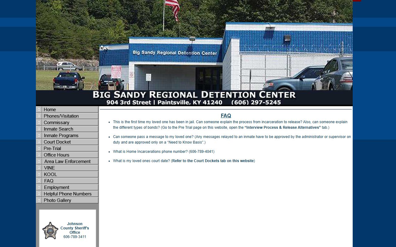 Floyd County warrant records Big Sandy FAQ court date source